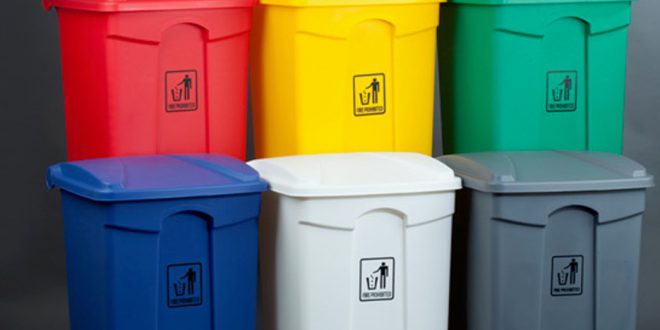 سطل زباله پلاستیکی استاندارد